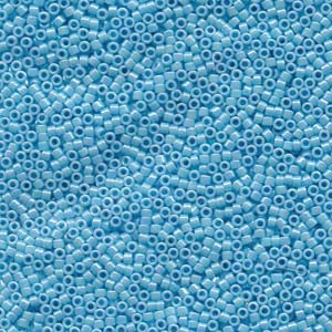11/0 – Miyuki Delica - 5g Bag – Opaque Turquoise AB – DB164