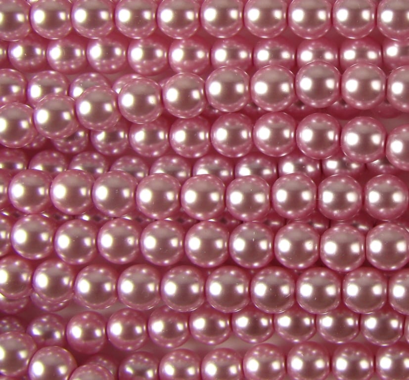 2mm Czech Round Glass Pearl Pack of 100 – 70427 – Ballerina