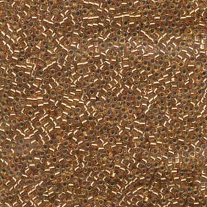 11/0 – Miyuki Delica - 5g Bag – Silver Lined Light Bronze – DB181