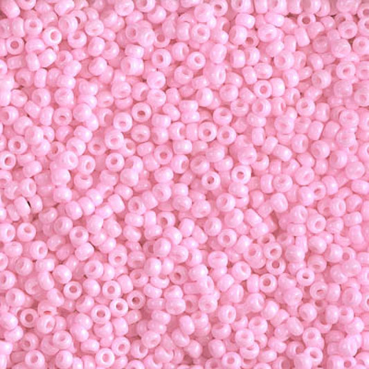 8/0 Miyuki Seed Beads - 25g Bag - Opaque Pink - Colour 415