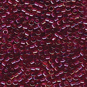 11/0 – Miyuki Delica - 5g Bag – Fuchsia Lined Amethyst AB – DB1747