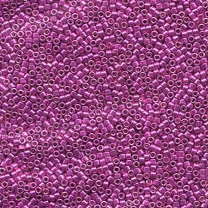 11/0 – Miyuki Delica - 5g Bag – Galvanised Bright Pink – DB425
