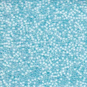 11/0 – Miyuki Delica - 5g Bag – Lined Aqua Mist – DB078