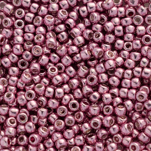 11/0 Toho Seed Beads - 10g Bag – PermaFinish – Galvanised Pink Lilac