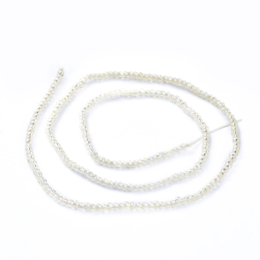 Etoile Micro Crystal Rondelles 2x1.5mm - Strand of approx 200 - Crystal