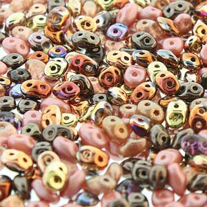 SuperDuo 2.5x5mm 24g Tube – Copper Canyon Mix