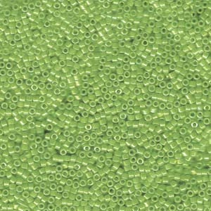 11/0 – Miyuki Delica - 5g Bag – Opaque Avocado AB – DB1575