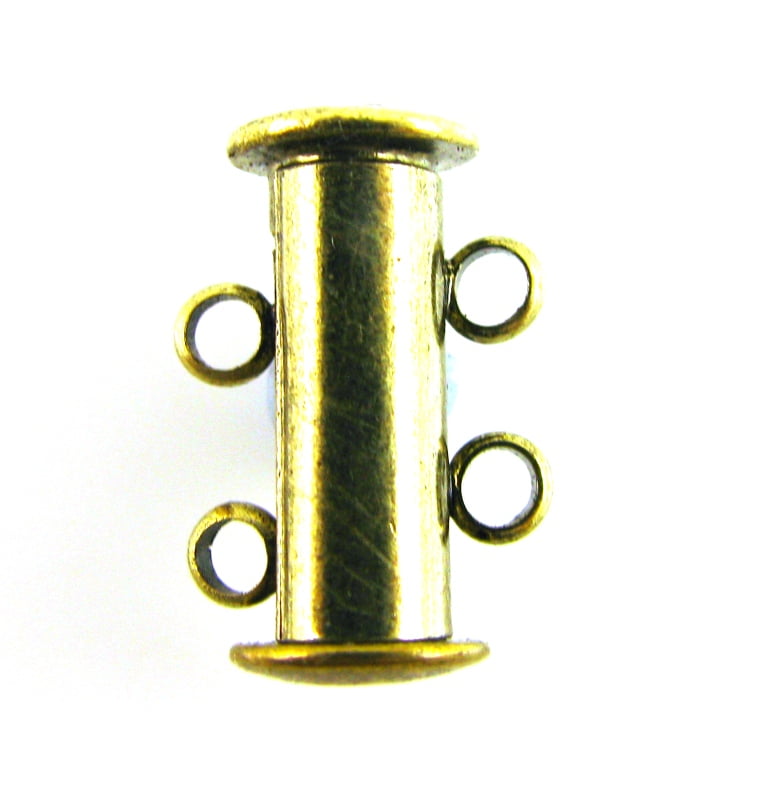 Antique Brass Two Strand Magnetic Clasp