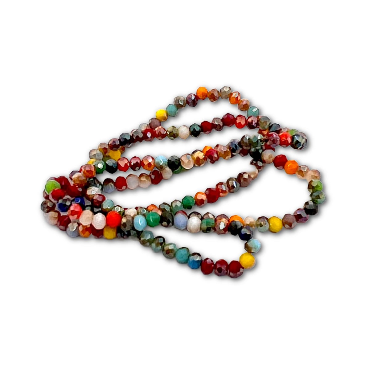 3x2.5mm Mini Rondelle Strand – Approx 190 beads – Arcobaleno