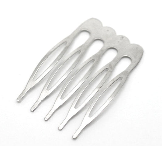 Silver Mini Comb 39x26mm