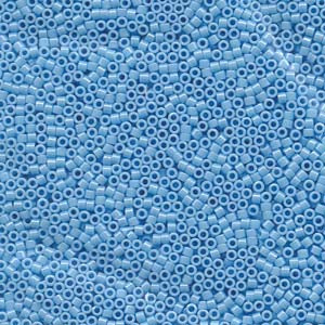 11/0 – Miyuki Delica - 5g Bag – Opaque Sky Blue Luster – DB215
