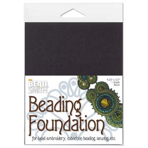 Beading Foundation 4.25×5.5 inch – Black