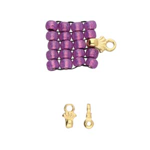 Pilos – 8/0 Seed Bead Ending – 24k Gold Plated – Pack of 2