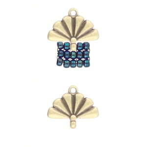 Sitia – 8/0 Seed Bead Ending – Antique Brass Plated (pack of 2)