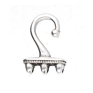 Mesaria 3 – Superduo Hook – Silver Plated – Pack of 2