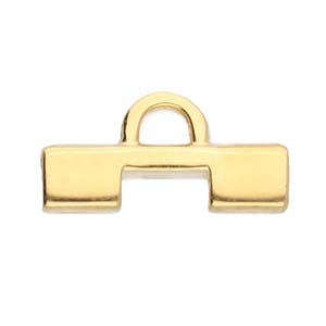 Soros 2 - Tila Bead Ending - 24k Gold Plated - Pack of 2