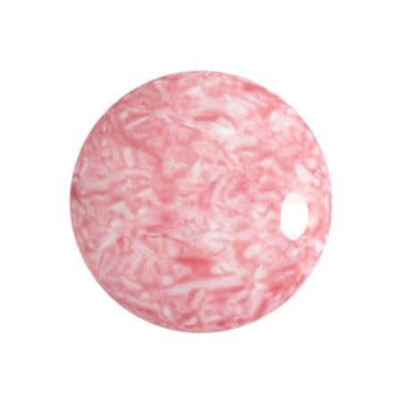 Czech Glass Cabochon 18mm β Milky Light Rose