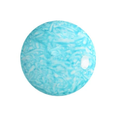 Czech Glass Cabochon 18mm β Milky Turquoise