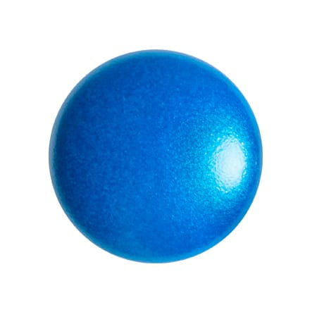 Czech Glass Cabochon 18mm β Capri Blue Pearl