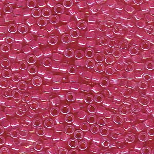 11/0 – Miyuki Delica - 5g Bag  – Rose Lined Opal AB – DB1742