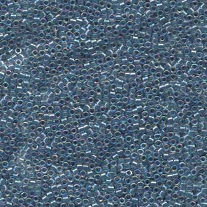 11/0 – Miyuki Delica - 5g Bag – Lined Light Blue AB – DB058