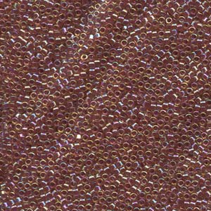 11/0 – Miyuki Delica - 5g Bag – Berry Lined Topaz AB – DB088