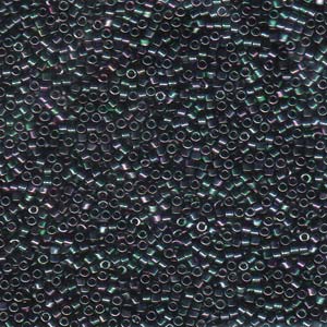 11/0 – Miyuki Delica - 5g Bag - Metallic Purple Green Gold Iris – DB1001