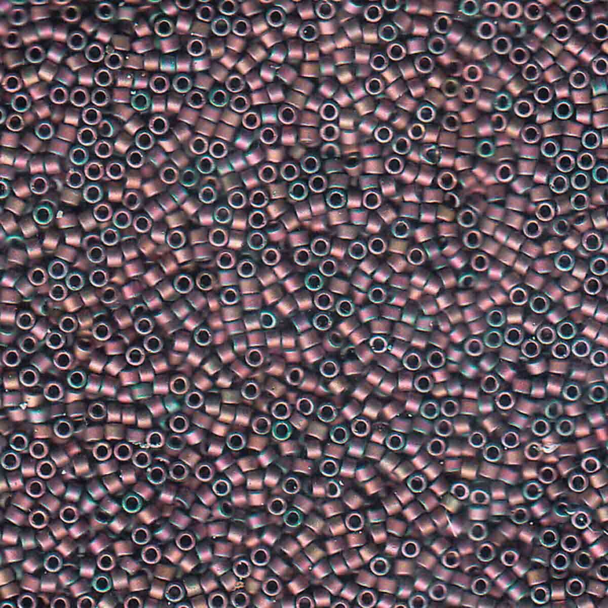 11/0 – Miyuki Delica - 5g Bag - Matte Metallic Rose Gold Iris – DB1056