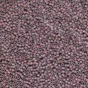 11/0 – Miyuki Delica - 5g Bag – Matte Metallic Purple Sage AB – DB1062