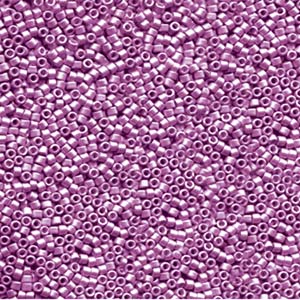 11/0 – Miyuki Delica - 5g Bag – Galvanized SF Magenta – DB1184