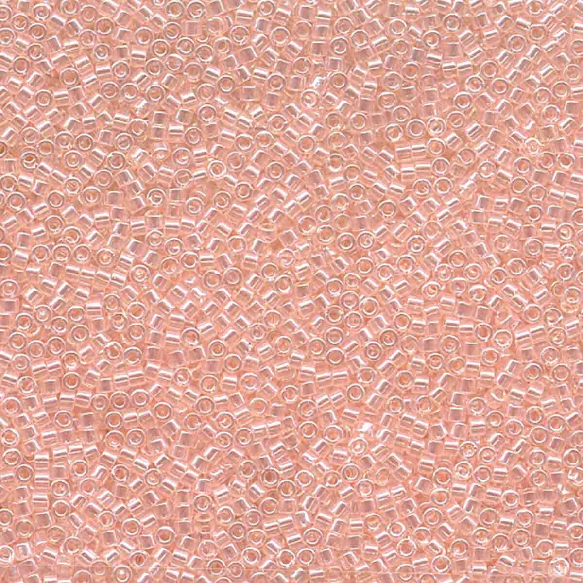 11/0 – Miyuki Delica - 5g Bag - Transparent Pink Mist Luster – DB1223