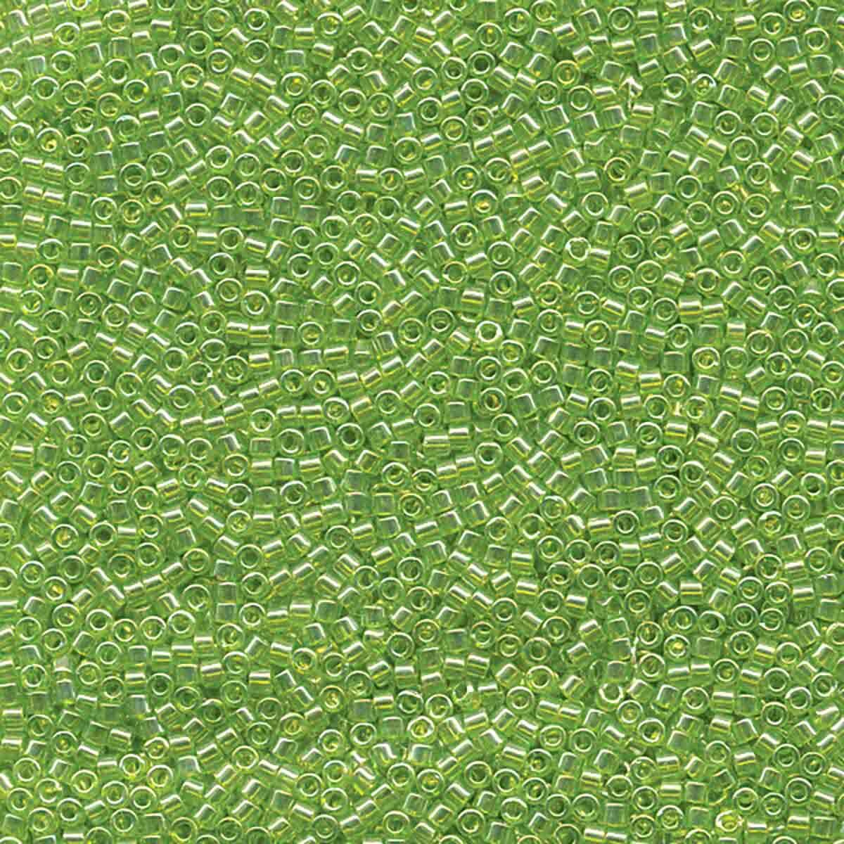 11/0 – Miyuki Delica - 5g Bag - Transparent Lime Luster – DB1226