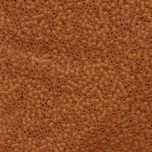 11/0 – Miyuki Delica - 5g Bag - Matte Transparent Marigold – DB1261