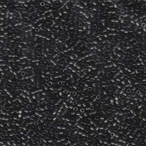 11/0 – Miyuki Delica - 5g Bag – Dyed Transparent Dark Gray – DB1319