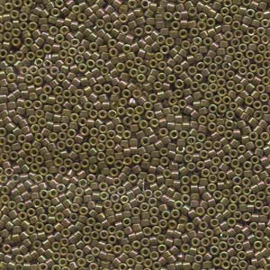 11/0 – Miyuki Delica - 5g Bag – Opaque Olive Golden Luster – DB133