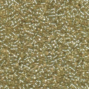11/0 – Miyuki Delica - 5g Bag – Silver Lined Pale Yellow – DB1432 (Discontinued by Miyuki)