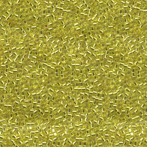 11/0 – Miyuki Delica - 5g Bag – Silver Lined Yellow – DB145