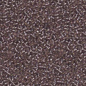11/0 – Miyuki Delica - 5g Bag – Silver Lined Smoky Amethyst – DB146