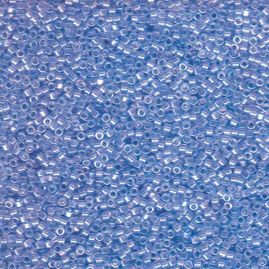 11/0 – Miyuki Delica - 5g Bag - Transparent Pale Sky Blue Luster – DB1475