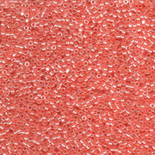 11/0 – Miyuki Delica - 5g Bag - Transparent Salmon Luster – DB1481