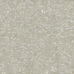 11/0 – Miyuki Delica - 5g Bag – Pearl Lined Crystal AB – DB1671