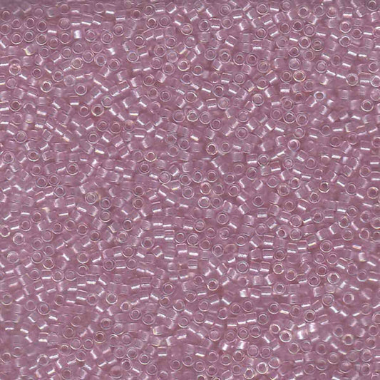 11/0 – Miyuki Delica - 5g Bag - Pearl Lined Transparent Pink AB – DB1673