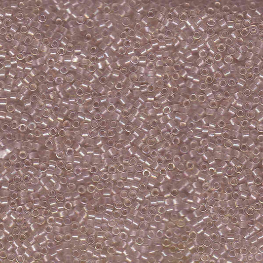 11/0 – Miyuki Delica - 5g Bag - Pearl Lined Transparent Light Pink AB – DB1674