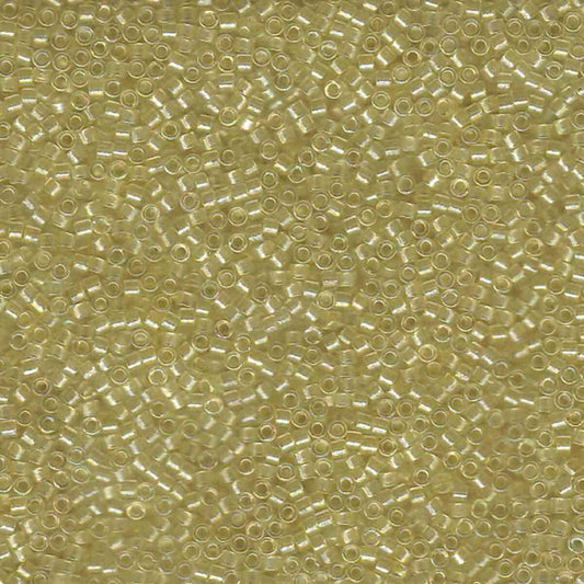11/0 – Miyuki Delica - 5g Bag - Pearl Lined Transparent Yellow AB – DB1676