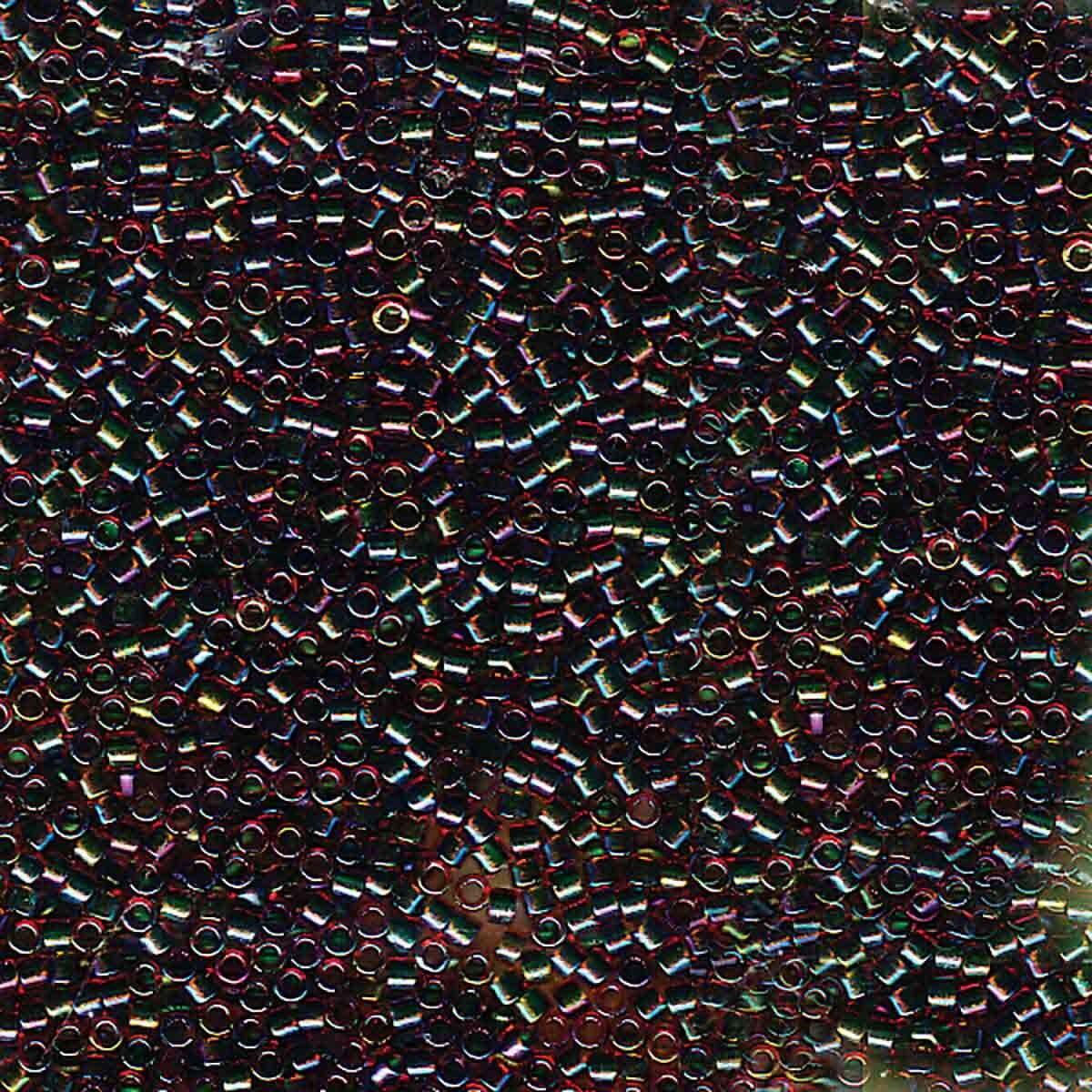 11/0 – Miyuki Delica - 5g Bag - Olive Lined Orange AB – DB1741