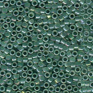 11/0 – Miyuki Delica - 5g Bag  - Forest Green Lined Opal AB – DB1768