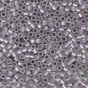 11/0 – Miyuki Delica - 5g Bag  – Sparkle Pewter Lined Opal AB – DB1770