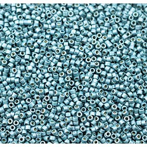 11/0 – Miyuki Delica - 5g Bag – Duracoat Galvanised Matte Dark Seafoam – DB1847F