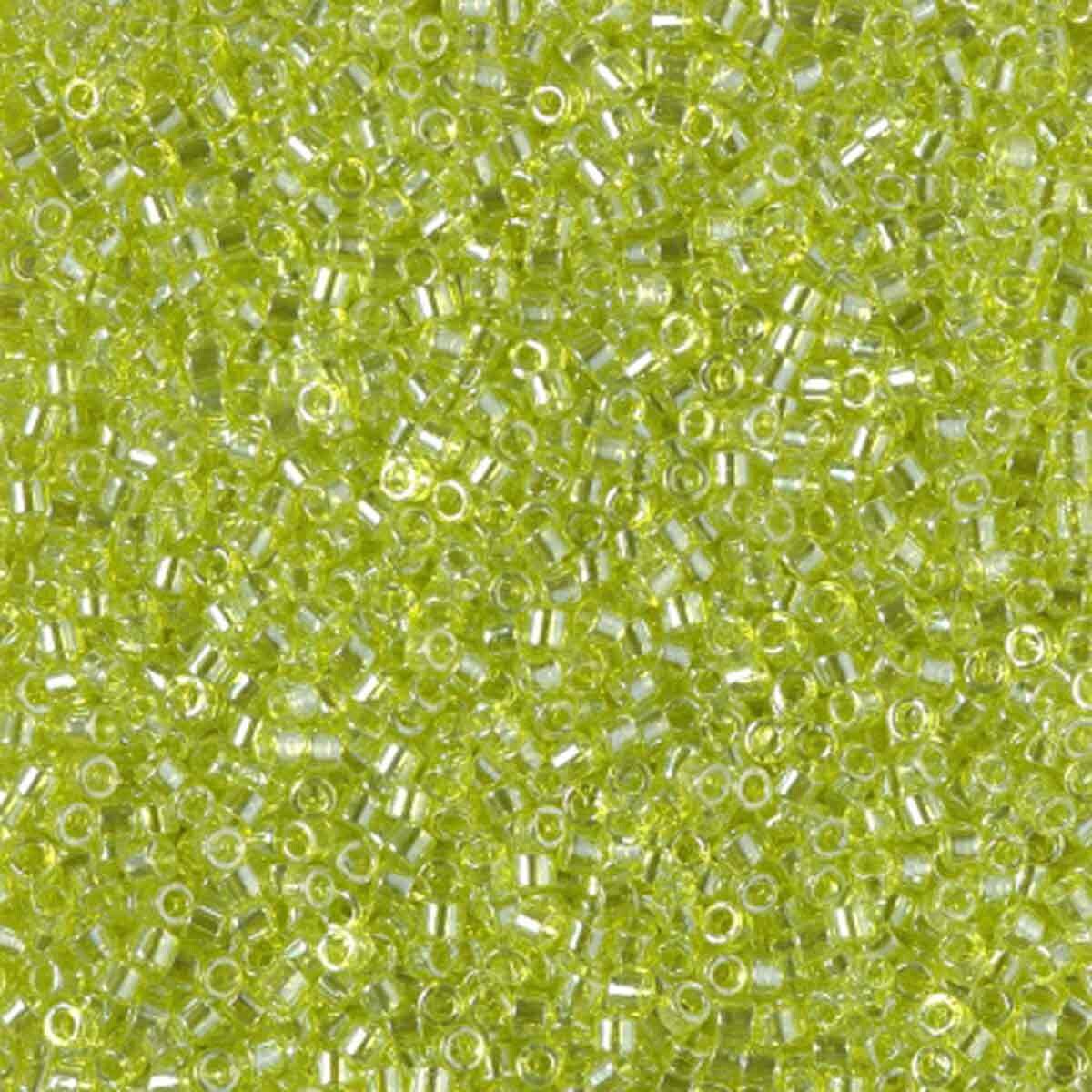 11/0 – Miyuki Delica - 5g Bag - Transparent Chartreuse Luster – DB1888