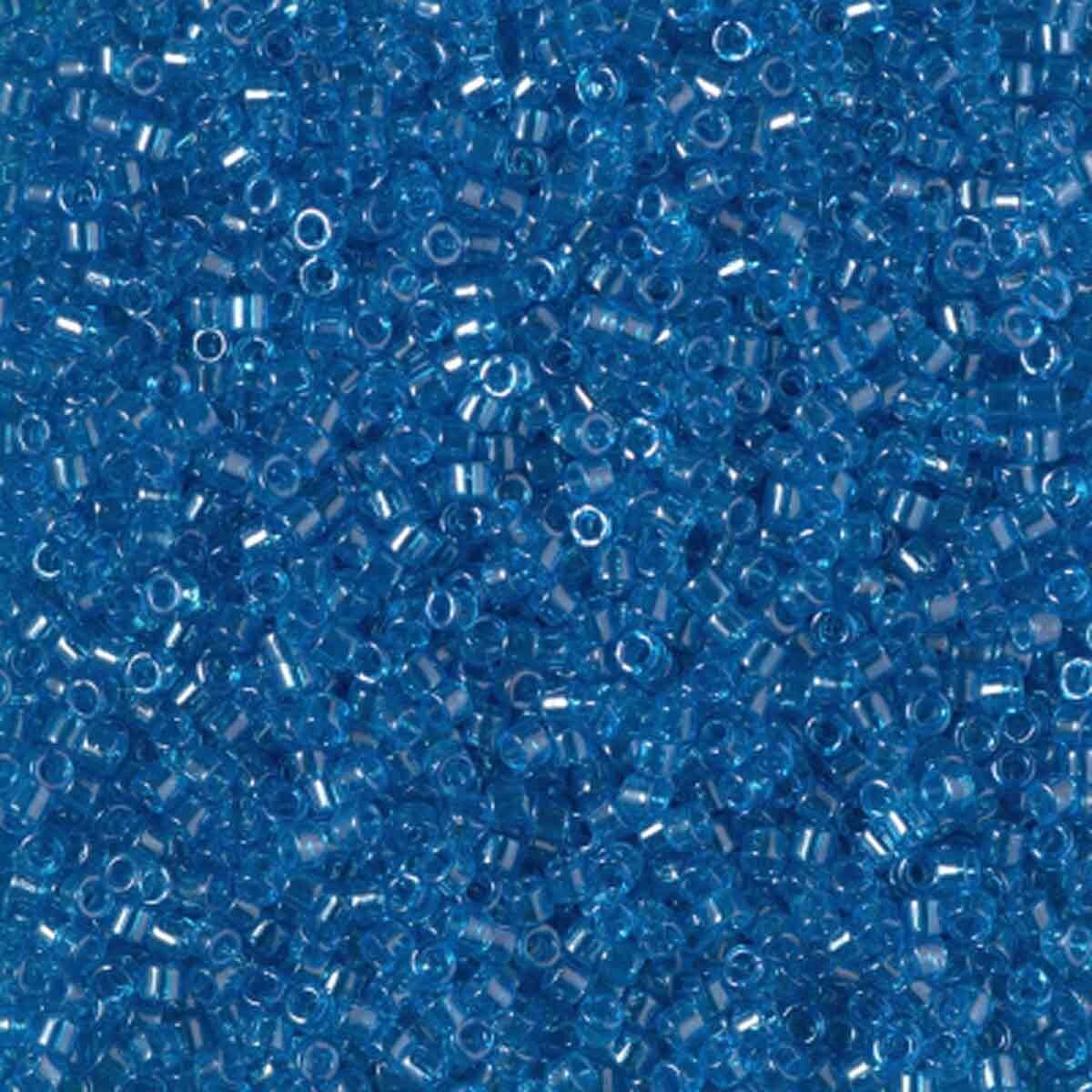 11/0 – Miyuki Delica - 5g Bag - Transparent Capri Blue Luster – DB1895